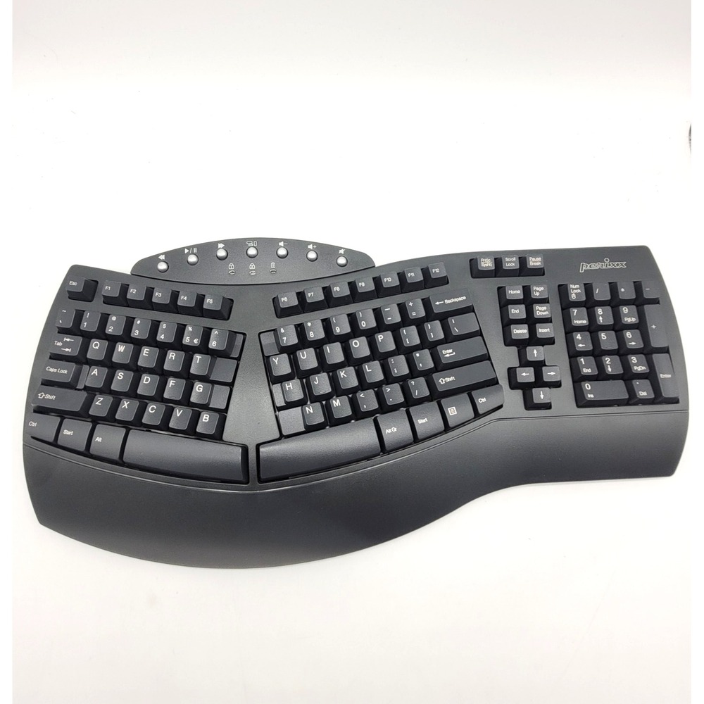 Perixx‎ Wireless Ergonomic Keyboard – PERIBOARD-612B – Dual Bluetooth & 2.4G